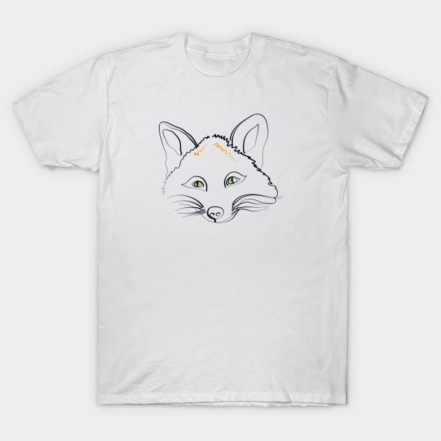 Fox T-Shirt by ArtKsenia